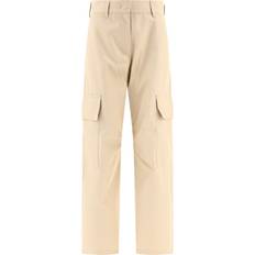 Palm Angels Women Trousers & Shorts Palm Angels carrot-cut cotton trousers women Cotton/Polyester/Cotton Neutrals