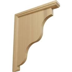 Columns, Dentils & Corbels Ekena Millwork 1 1/2 W x 9 D x 11 H Hamilton Traditional Bracket Cherry 6-Pack