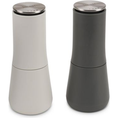 Joseph Joseph Spice Mills Joseph Joseph Milltop Non-Spill Salt & Set - Dark Grey Pepper Mill