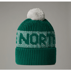 The North Face Grøn Hue Med Kvast Og Retro-Logo