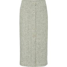 Falda midi - Verde Faldas Y.A.S Yasasara Midi Skirt