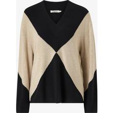 InWear RudiIW Intarsia Pullover, Haze Melange/black