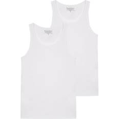 Bread & Boxers 2-Pack Tank ribbed Tanktoppe Hvid