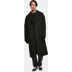 4XL - Herr Kappor & Rockar Urban Classics Rockar Long Coat - Svart