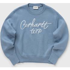 Carhartt WIP Dam Tröjor Carhartt WIP Signature Pullover dusty ice/wax