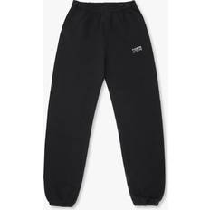 Organic Fitted Sweatpants, Black