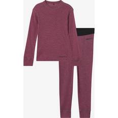 146/152 Svedundertøj Børnetøj Craft Core Wool Merino Set Jr - Rosa