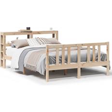 Sängar & Madrasser vidaXL Med Huvudgavel 150x200 cm Massiv Furu Sängram