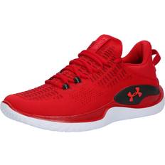 Under Armour Men's Dynamic IntelliKnit Training Shoes Inferno Red Black Racer Red