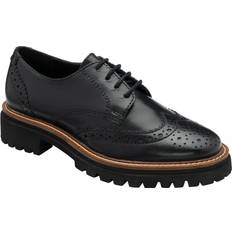 Dam Oxford Ravel 'Walsh' Cleated-Sole Brogues Black