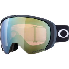 Grey Goggles Oakley Mens Grey Flight Path Shield-frame Iridium Ski Goggles GREY