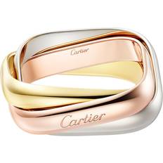 Cartier Rings Cartier Yellow, White And Rose Gold Trinity Ring multi 64