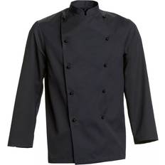 Arbejdsjakker på tilbud Nybo Workwear Delight Kokkejakke Uden Knapper - Sort
