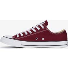 Converse Unisexe Chaussures Converse Chuck Taylor All Star Ox Baskets - Rouge Carmin/Blanc