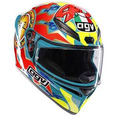 Agv k1s AGV K1-S Rossi Mugello 1999 Helmet - Blue/Red/Yellow