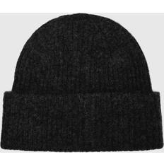 Selected Accessoarer Selected Ribbad Mössa Svart ONE