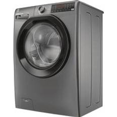 Front Loaded - Grey Washing Machines Hoover H-Wash 350 H3WPS4146TAMBR80 WiFi-enabled 14 kg 1400 Spin Washing Machine