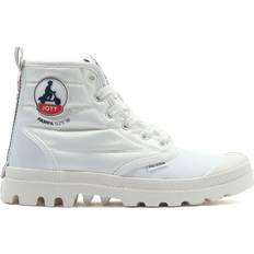 Dame - Hvid Snørestøvler Palladium Boots Pampa HI Dare Rhona - Blanc