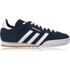 adidas Samba Super Suede Trainers Junior Boys - Navy/Hvid