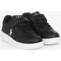 Kinderschuhe Polo Ralph Lauren Ralph Lauren Boys Black Faux Leather Trainers