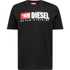 Diesel Uomo Magliette Diesel T Adjust K14 Logo T Shirt - Black