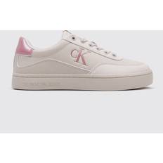 Skor Calvin Klein Leather Trainers Beige