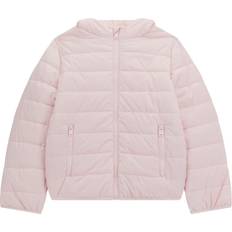 Rosa Abbigliamento esterno Guess Hooded LS Padded Puffer W Zip - Rose