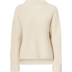 Damen - Natur Oberteile Selected Oversize Pullover