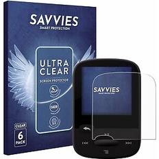 Screen Protectors Savvies 6x folie für sandisk sansa clip sport schutzfolie displayschutz display klar Transparent