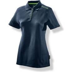 Blåa - Dam Pikétröjor Festool Pikétröja POL-LAD-FT1-XS