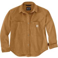 Carhartt Dam Jackor Carhartt W's Heavyweight Duck Overshirt Brown