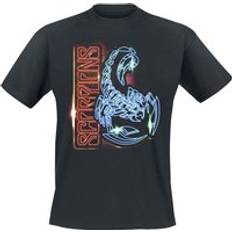 Scorpions T-shirt Neon Sign för Herr svart