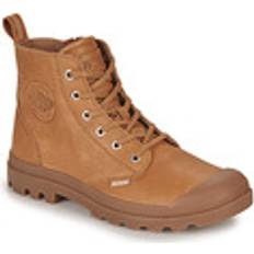 Beige - Unisex Snørestøvler Palladium Støvler PAMPA ZIP LTH ESS Brun