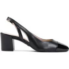 SLEEK SLINGBACK, SLINGBACK, BLACK, SMOOTH CALF/PATENT