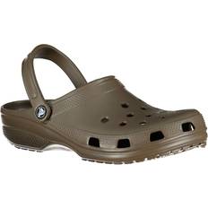 Braun Holzschuhe Crocs Unisex Klassische Pantoletten Braun