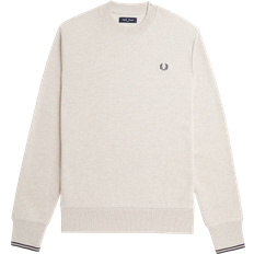 Fred Perry Hombre Ropa Fred Perry Sudadera Crew Neck - Blanc