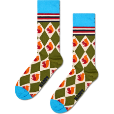 Herr - Turkosa Underkläder Happy Socks Strumpor squirrel argyle turkos