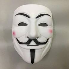 Valkoinen Maskit Otego Anonymous mask Cosplay Halloween Utkl dnad White