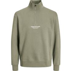 Jack & Jones Man Jumpers Jack & Jones Reißverschluss Beige