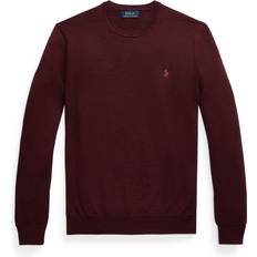 Polo Ralph Lauren Polo Ralph Lauren Merino Crew Neck Pullover Aged Wine Heather