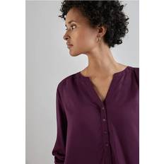 Street One Basic Bluse in Unifarbe