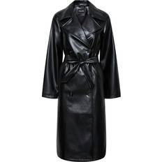 Pieces Pcnatrix Trenchcoat Svart