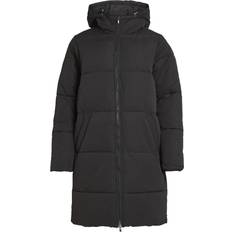 Dame - Hvite Kåper & Frakker Vila Kåpe viTrust Long Jacket/4 Svart