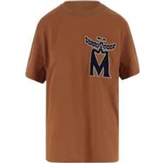 MCM Mcm-T-Shirt With Logo T-Shirts Arancione-Uomo