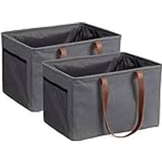 Navaris Collapsible Foldable Laundry Baskets Set