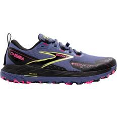 Brooks Men Shoes Brooks Cascadia 18 GTX Sneaker - Grey Blue/Black/Pink