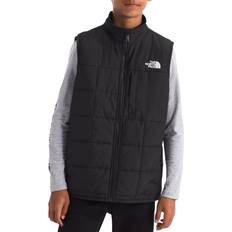 Black - Boys Padded Vests The North Face Boys' Reversible Shasta Vest, Large, Black