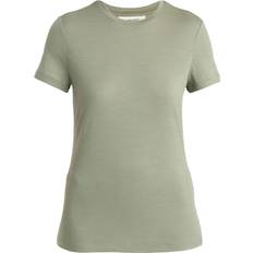 Merinowolle Oberteile Icebreaker Damen, Funktionsshirt, Women Merino Tech Lite III SS Tee (M) Grün