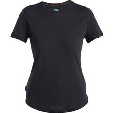 Gang & Vandring - Sort T-shirts Icebreaker Women's Merino 125 Cool-Lite Sphere III S/S Tee Merino-shirt sort