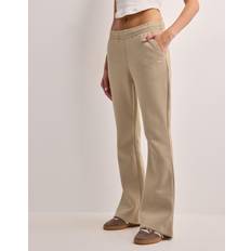 Beige Flare Sweatpants